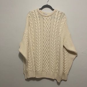 LAST CALL! Cream Cable-Knit Sweater